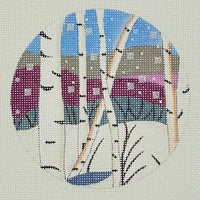 Winter Birch Ornament