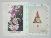 Ornaments Snowcone with stitch guide