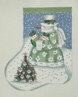 Snowman Mini Sock