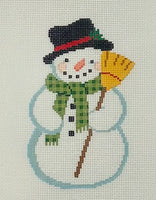 Snowman with Broom