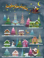 Christmas Village with stitch guide