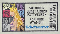 Eras Tour Ticket Ornament