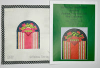 Pink Striped Gift Box with stitch guide