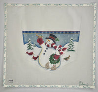 Forest Snowman Stocking Cuff