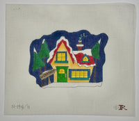 12 Pc North Pole Village Set