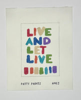Live and Let Live