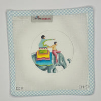 Couple on Elephant