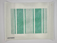 Ticking Pillow - Green
