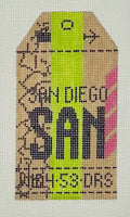 San Diego Travel Tag