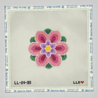 Geometric Flower - Pink