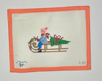 Festive Sled - Girl