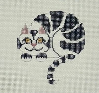 Black & White Tabby Cat