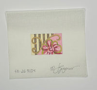 Art Déco Pink Flower