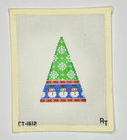 Snowman/Flakes Mini Tree Ornament