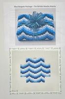 Blue Bargello Package with stitch guide