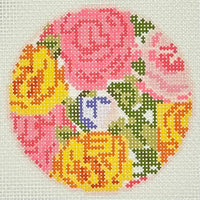 Grandma's Roses - Round