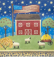 Patriotic Barn