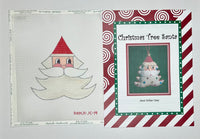 Christmas Tree Santa with stitch guide