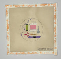 Round Sewing with stitch guide