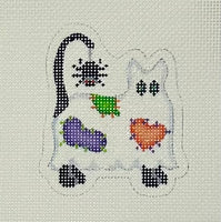 Boo Kitty with stitch guide