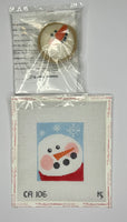 Snowman Treat Bag with stitch guide