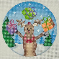 Package Juggling Reindeer
