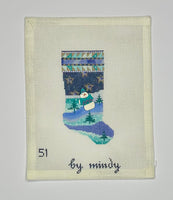 Snowman Scene Mini Sock
