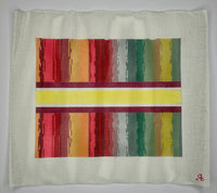 Rainbow Watercolor Case / Large Clutch