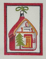 Rectangle House Ornament
