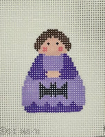 Purple Angel with Bat