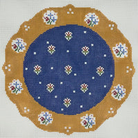 French Plate - Blue