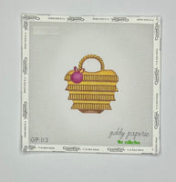 Fringe Tote Bag w/Pom Pom