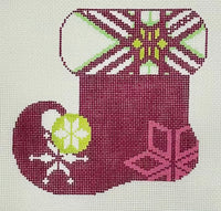 Sassy Snowflake Mini Sock