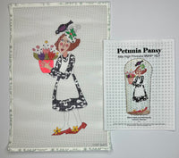 Petunia Pansy with stitch guide