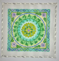 Mexican Embroidery Circle in Square