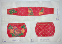 3 Piece Christmas Partridge Purse