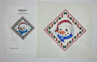 Snowman with stitch guide