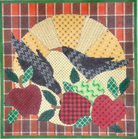 Crows and Apples Quilt
