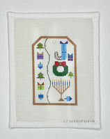 Joy Tag with stitch guide