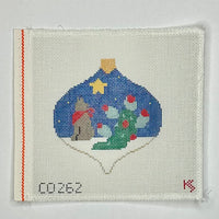 Coyote with Cactus Bauble