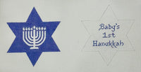 Baby's 1st Hanukkah - Blue