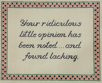 Your Ridiculous Little Opinion