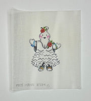 Ghost Girl with Ruffled Dress