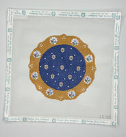 French Plate - Blue