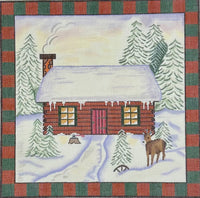 Snowy Cabin