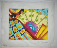 Remembering Kyoto #3 Bamboo Fan