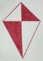 Red Kite Ornament with stitch guide