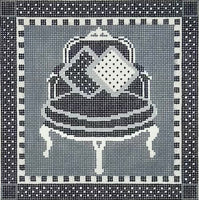 French Settee with Pillows