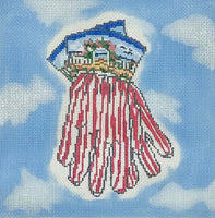 Garden Gloves - Red Stripe