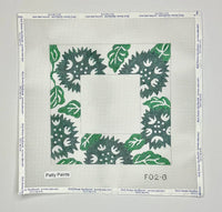 Sunflowers in Green Frame